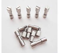 MYIW EDC Stainless Steel Knife Fasteners,Knifemakers Supply 10 Pack of Corby Screws,DIY Handle Fastener Rivits,Knife Shaft Screws (Stainless Steel, 0.27")