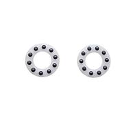 MYIW Folding pocket knife bearing ceramic ball washer,white nylon gasket with detent beads,outdoor camping hunting EDC survival knives bearing - pack 2 pieces (B)