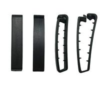 MYIW Outdoor Hunting Combat Webbing Belt Clips,Canvas Fabric Belts Clamps,Black Poly Plastic Pack of 10 pcs
