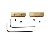 MYIW Thumb bar knives thumb stud,pack of 2 sets - 1" (brass)