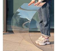 MYJIO Transparent Polycarbonate Roofing Sheets,Clear Acrylic Plastic Sheet,Replacement Shed Panel,Greenhouse Outdoor Garden Canopy Awnings Window Patio Cover Shelter,Anti-UV Rain(1x1m/3.28x3.28ft)