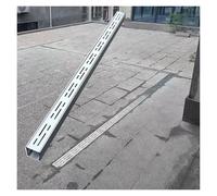 MYJIO Water Drainage Channel Outdoor Patio Yard Drainage Channel Outdoor Suitable for Toilets, Pathways, Residential Areas, and Fountains(1.2m,30x30mm)