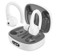 MyJoy Active Wireless Earbuds, Over The Ear Wireless Bluetooth Running Earbuds, Workout Headphones, White