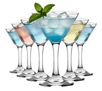 MYKAGS Classic Martini Glass Set of 6, 110ml Cocktail Glasses for Martini Cocktails Mixed Drinks