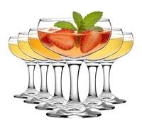 MYKAGS Super Margarita Martini Glasses Set of 6, 150ml Mini Cocktail Glasses for Martini Drinks Colorful Cocktail Mixing