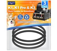 MyKEEPOW Rock Tumbler Belts Compatible with KomeStone Rock Tumbler K1 & K1 Pro & K3, 3 Pack
