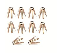 Mykepoda 10pcs/pack Universal Brass Golf Shaft Adapter Shims Fits .335 .350 .355 .370 for All Golf Club Shaft