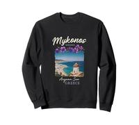 Mykonos Greece Getaway Aegean Sea Island Style Sweatshirt