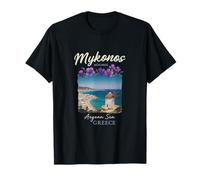 Mykonos Greece Getaway Aegean Sea Island Style T-Shirt
