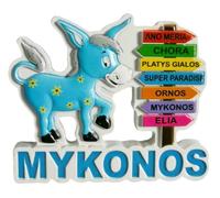Mykonos Greece Refrigerator 3D Magnet Tourism Souvenir Fridge Decoration Craft Collection