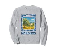 Mykonos Greece Trip Sun Sea Island Vibes Escape Sweatshirt