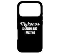 Mykonos is calling and I must go funny Mykonos travel Case for iPhone 17 Pro