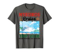 Mykonos Trip 2026 Summer Cruise Ship Anchor Palm Trees T-Shirt