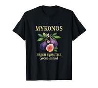 Mykonos Vacation Greece Figs Coast Island Escape T-Shirt
