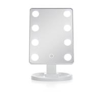 MyLadyMagic Lighted Makeup Mirror Vanity Mirror with 8pcs big bulb lights(White)