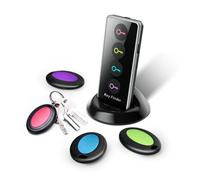 MYLAIM - Key Finder, Wireless Key Tracker, 150ft Working Range Remote Finder, Tracker to Find Your Keys, Phones, Wallets, TV Remote, 4