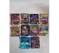 Mylar Bags 3.5g Resealable Smell Proof Cali Packs 100 Count | Holographic Design, Zip Seal Closure, Assorted Styles, 3.5g Capacity, Smell Proof