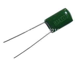 Mylar Film Capacitor 1000V 3A332J 3300pF 3.3nF 3A332 5% 1KV Polyester Film capacitor MQXFCZUX(100pcs)