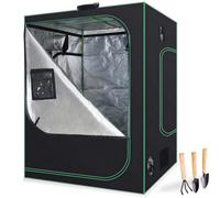 Mylar Hydroponic Grow Tent W/ Floor Tray For Indoor Plant