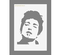 MylarStencil | Bob Dylan | Paint Stencil Reusable, Wall Art, A5/A4/A3 Stencil Sizes 190 Micron (1) (190 Micron (A5 210mm x 145mm))