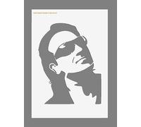 MylarStencil | Bono of U2| Paint Stencil Reusable, Wall Art, A5/A4/A3 Stencil Sizes 190 Micron (1) (190 Micron (A4 297mm x 210mm))