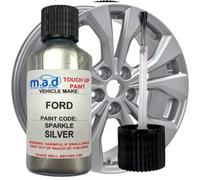 MYLDAN AUTO DESIGN FORD SPARKLE SILVER Touch-Up Paint for Alloy Wheel & Bodywork Repair - 30ml Paint with Brush for Curbing Scratches & Scuffs - Chip-Resistant