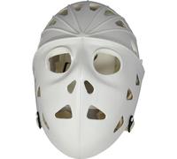Mylec Adult Street Hockey Goalie Mask - High-Impact - Ventilation Holes + Adjustable Straps (White, Large) - Street Hockey Only,Halloween Mask