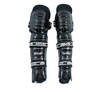 MyLec MK5 Street/DEK Shin Pads Lightweight and Durable 360° Hard Front Shell Breathable Material Metatarsal Pad Road Hockey Shin Pads Rubber