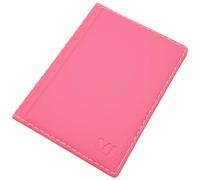 myledershop Elegant ID Card Holder / ID Card Holder with Contrast Stitching 12 Compartments MJ-Design Germany Made in EU Designs, Design 2 / Pink, standard size, ID pocket