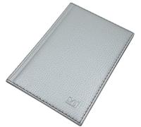myledershop Large Elegant ID Folder 18 Compartments MJ-Design-Germany Made in EU, Design 3 / Silver, Einheitsgröße, Modern