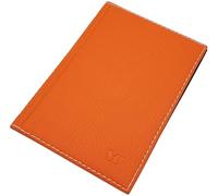 myledershop Large Elegant ID Folder 4 Compartments MJ-Design-Germany Made in EU, Design 3 / Orange, Einheitsgröße, Modern