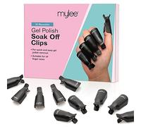 Mylee 10 PCs Soak Off Nail Clips Set, Acrylic Nail Art Remover, Plastic