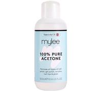 Mylee 100% Pure Acetone (300ml) - Gel Nail Polish Remover - Maximum Strength Professional Soak-Off for UV/LED, Acrylics, Nail Tips & Glue - Made in the UK