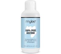 Mylee 100% Pure Acetone Gel Nail Polish Remover for UV/LED, Gel Soak Off, Removes All Types of Nail Polish, Gel Polish, Acrylic, Gels, Nail