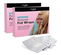 Mylee 100pcs (2x Boxes), Gel Nail Polish Remover Aluminium Foil Wraps