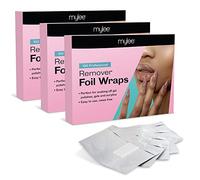 Mylee 100pcs (3x Boxes), Gel Nail Polish Remover Aluminium Foil Wraps