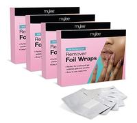 Mylee 100pcs (4x Boxes), Gel Nail Polish Remover Aluminium Foil Wraps
