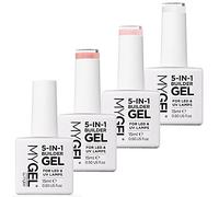 Mylee 5 in 1 Builder Base Strengthening Gel 15ml, UV/LED Nail Polish Coat