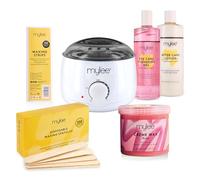 Mylee Complete Waxing Kit - Soft Cream (Rose), Salon Quality Wax Heater