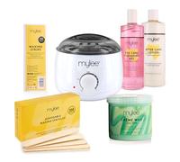 Mylee Complete Waxing Kit - Soft Cream (Tea Tree), Salon Quality Wax Heater