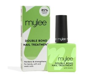 Mylee Double Bond Nail Treatment - 99% Nail Keratin Repair - KeraBuild Technology with Biotin, AHA & PHA - Strengthens, Rebuilds & Restores Weak, Soft or Bendy Nails - 13.5ml