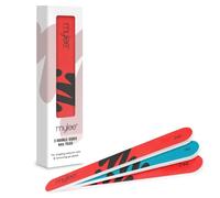 Mylee Double-Sided Nail Files (Pack of 3) - Professional Manicure Prep Tool
