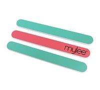 Mylee Double-Sided Nail Files (Pack of 3) - Professional Manicure Prep Tool to Shape and Repair, 180/240 Grit to File and Contour, Suitable for Acrylic, Natural Nails and Gel Polish Removal