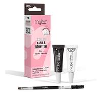 Mylee Express Lash & Brow Kit - Eyelash & Eyebrow Dye Tinting (Dark Brown)