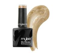 Mylee Gel Nail Polish 10ml [Fields of gold] UV/LED Soak-Off Nail Art Manicure Pedicure for Professional, Salon & Home Use [Fine Glitters Range] - Long Lasting & Easy to Apply