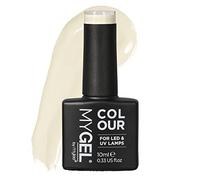 Mylee Gel Nail Polish 10ml [Ice Queen] UV/LED Soak-Off Nail Art Manicure Pedicure for Professional, Salon & Home Use [White Range] - Long Lasting & Easy to Apply