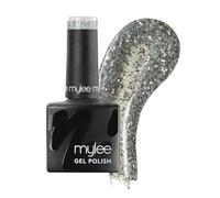 Mylee Gel Nail Polish 8ml [Show Time] - UV/LED Soak-Off Nail Art Manicure Pedicure for Professional, Salon & Home Use [Bold Glitter Range] - Long Lasting & Easy to Apply