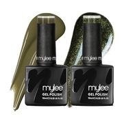 Mylee Gel Nail Polish Duo 2x10ml [Cashing In] - UV/LED Soak-Off Nail Art Manicure Pedicure for Professional, Salon & Home Use - Long Lasting & Easy to Apply, Vegan & Cruelty Free