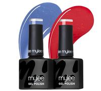 Mylee Gel Nail Polish Duo Set 2x8ml [Best In Class] - In Session Collection - UV/LED Nail Art Manicure Pedicure for Professional, Salon & Home Use [Autumn/Winter 2025] - Long Lasting & Easy to Apply