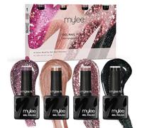 Mylee Gel Nail Polish Quad Set 4x8ml [Champagne Supernova] - Autumn/Winter Range - UV/LED Soak-Off Nail Art Manicure Pedicure for Professional, Salon & Home Use - Long Lasting & Easy to Apply
